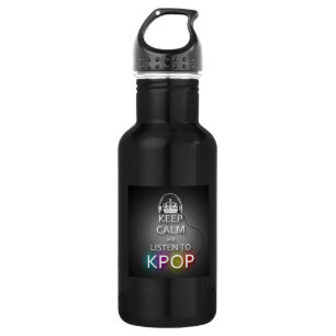 Botella De Agua GUARDE LA CALMA (la versión de Kpop)