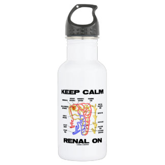 Botella De Agua Guarde renal tranquilo en (riñón Nephron)