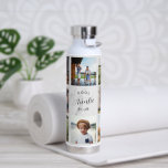 Botella De Agua Guay Auntie Club | Collage de fotos moderno<br><div class="desc">Botella moderna de agua para collage de fotos de 8. Con una cita dulce con espacio para mensajes personalizados, nombres y/o año. Sube tus propias fotos y escribe un mensaje personalizado. Personaliza a tu tía o tía para crear un regalo único. Este placer hace un regalo maravilloso para cualquier ocasión:...</div>