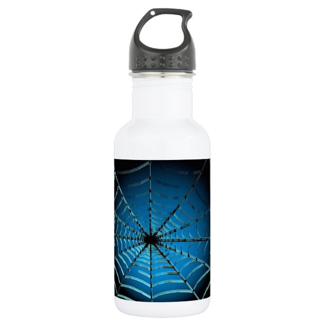 Botella De Agua Guay Blue Spider Web (Anverso)