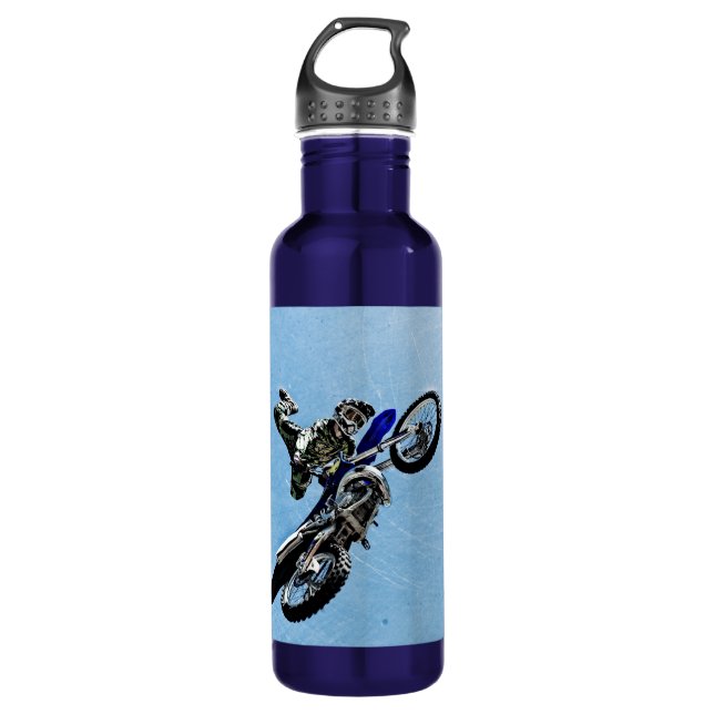 Botella de agua Guay Extreme Motocross (Anverso)