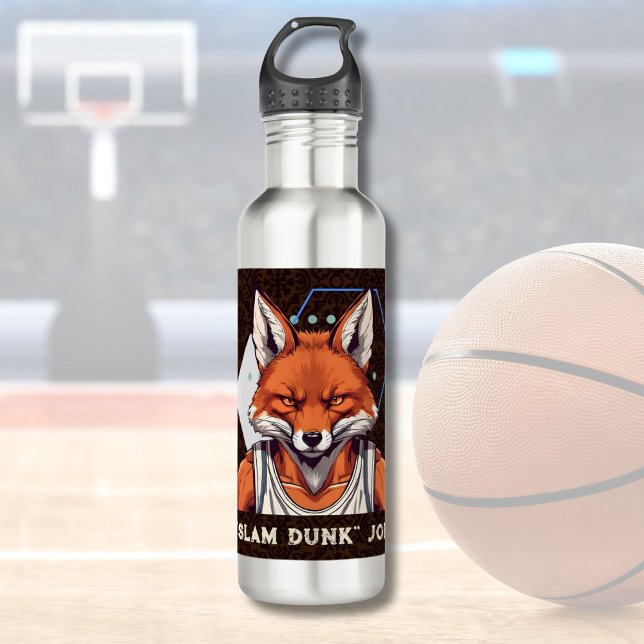 Botella De Agua Guay Fox Gifts for Basketball Lovers Coach (Cool Fox Gifts for Basketball Lovers Coach Fans)