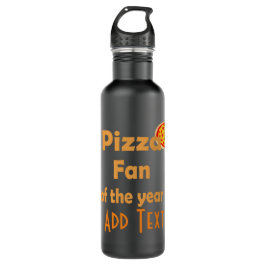 Botella De Agua Guay Funny Pizza Fan Maker