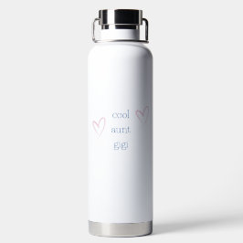 Botella De Agua Guay Tía Mejor Tía Nueva Tía Personalizada