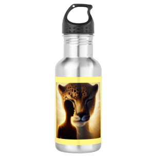 Botella De Agua Guepardo de animales espirituosos 1