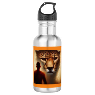 Botella De Agua Guepardo de animales espirituosos 2