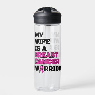 Botella De Agua Guerrero/bloque/esposa... Cáncer de mama