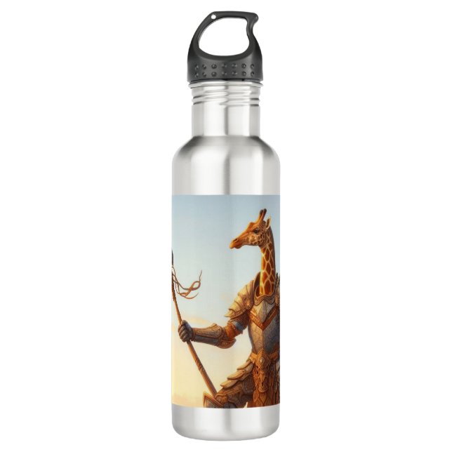 Botella De Agua Guerrero de Giraffe (Anverso)