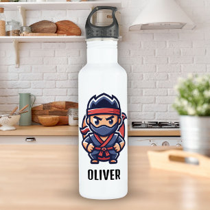 Botella De Agua Guerrero de Ninja lindo personalizado