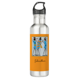 Botella De Agua Guerreros masái, Kenia, arte africano