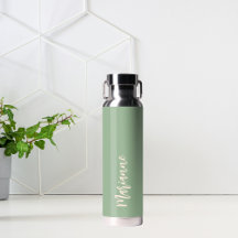Guión de nombre personalizado de armazón verde