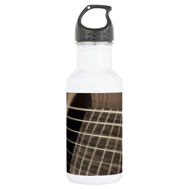 Botella De Agua Guitarra Acústica de Seis Cadenas (Anverso)