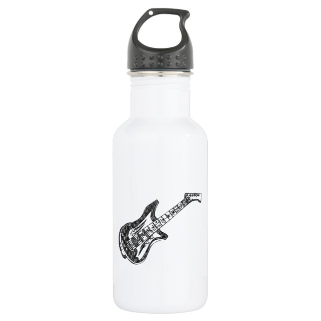 Botella De Agua Guitarra eléctrica (Anverso)