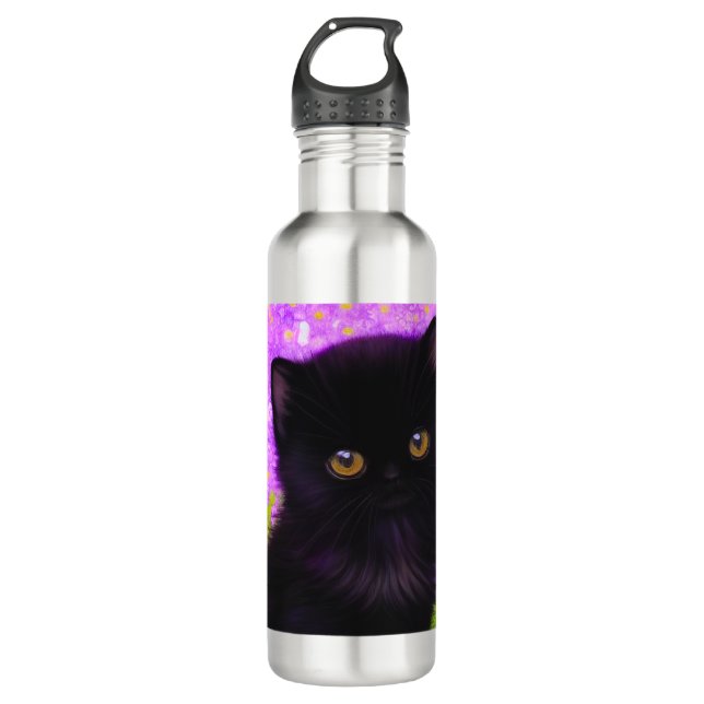 Botella De Agua Gustav Klimt Cat (Anverso)