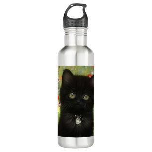 Botella De Agua Gustav Klimt Kitten