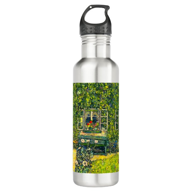 Botella De Agua Gustav Klimt La Casa de la Guardia (Anverso)