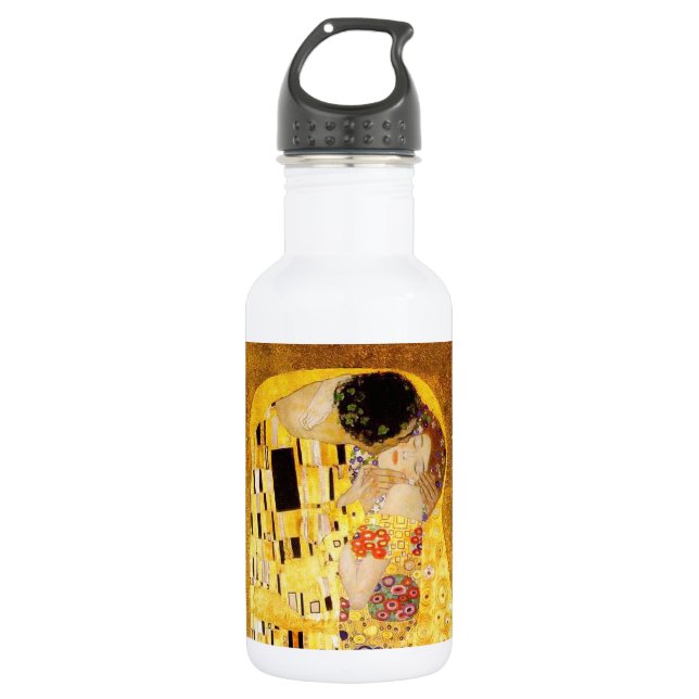 Botella De Agua Gustav Klimt La Pintura Clásica Del Beso (Anverso)