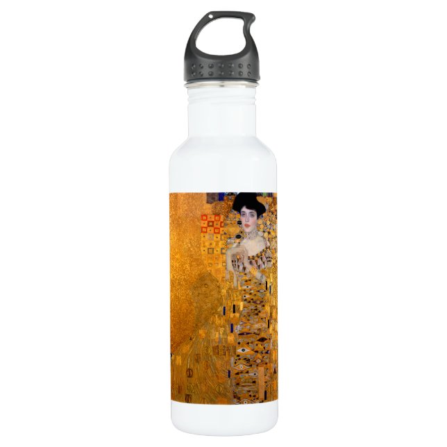 Botella De Agua Gustav Klimt Portrait Art (Anverso)