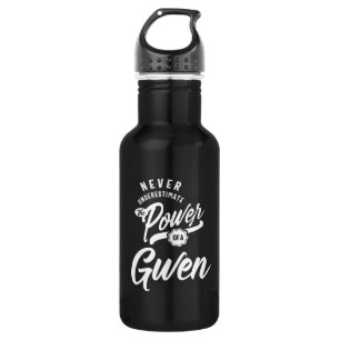 Botella De Agua Gwen Nombre Personalizado Regalo de cumpleaños