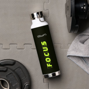 Botella De Agua GYM FOCUS Fitness Moderno