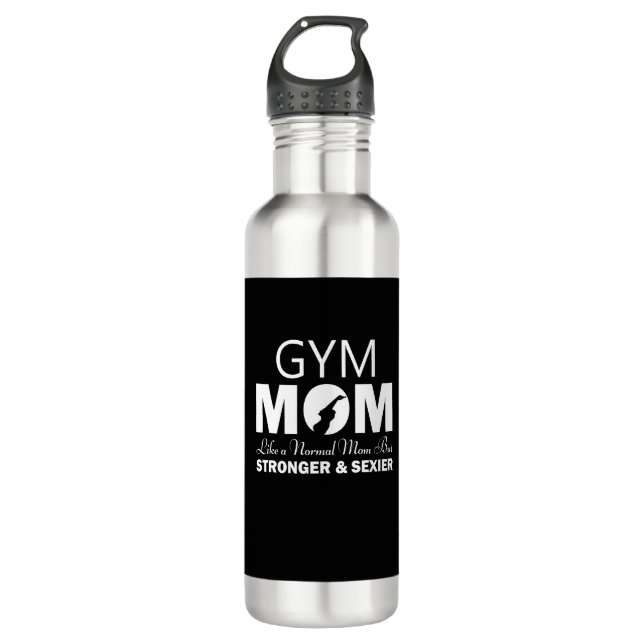 Botella de agua Gym Mom (Anverso)