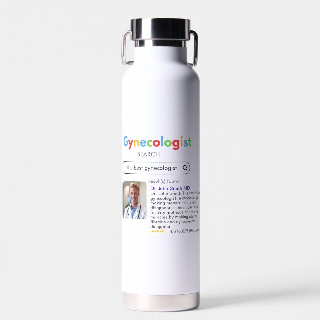 Botella De Agua GYNECOLOGIST obstetrician doctor GOOGLE search (Delantero)