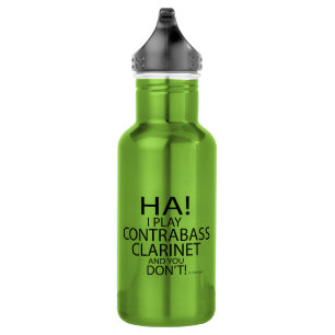 Botella De Agua Ha Contrabass Clarinet