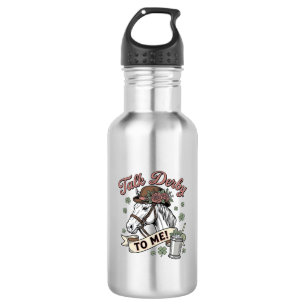 Botella De Agua Habla Derby Conmigo Caballo Mint Julep Camiseta Vi