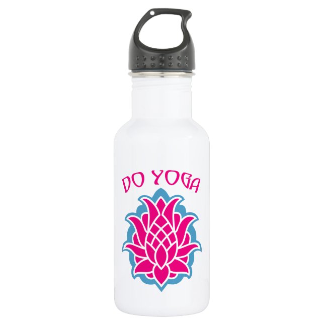 Botella De Agua Hacer yoga (Anverso)