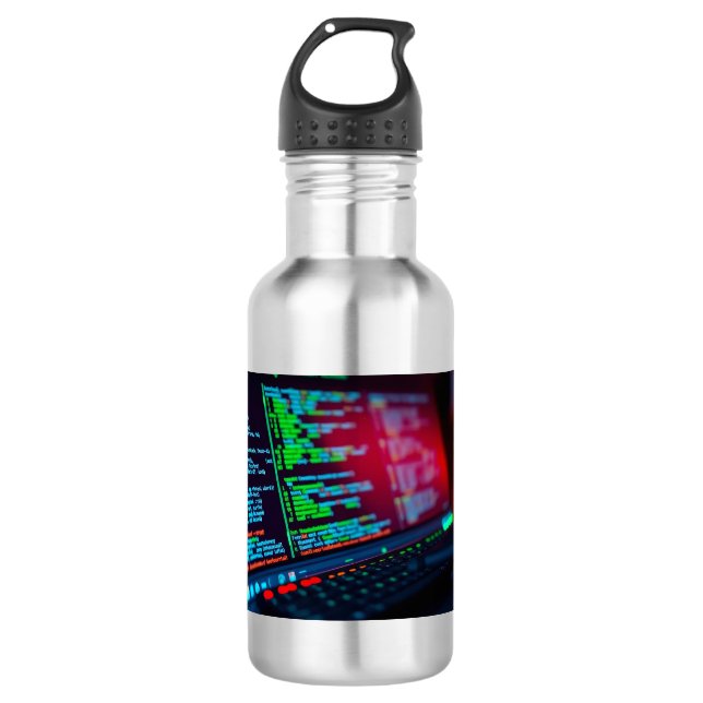 Botella De Agua Hackeo (Anverso)