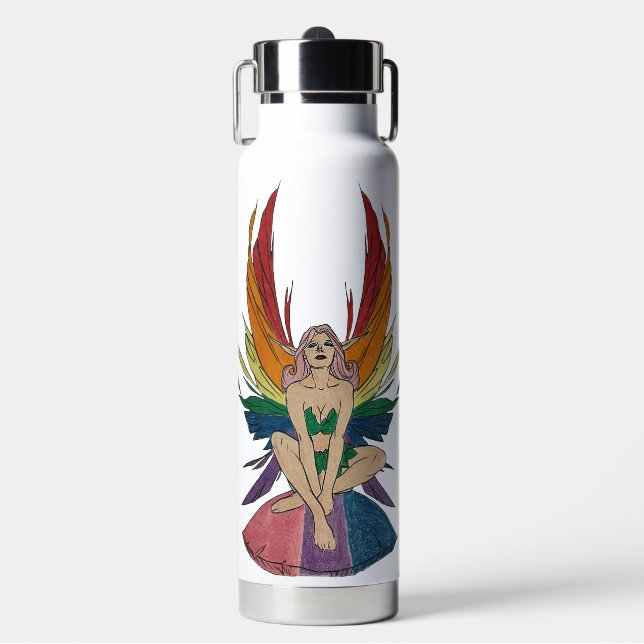 Botella De Agua Hada Bisexual (Frente)