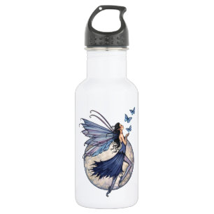 Botella De Agua Hada con Mariposas