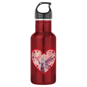 Botella De Agua Hada de San Valentín