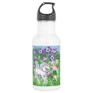 Botella De Agua Hada del unicornio
