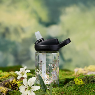 Botella De Agua Hada floral mágica   Monograma