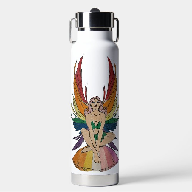 Botella De Agua Hada Lesbiana (Frente)