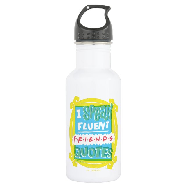 Botella De Agua Hago citas fluidas de AMIGOS™ - Peephole (Anverso)