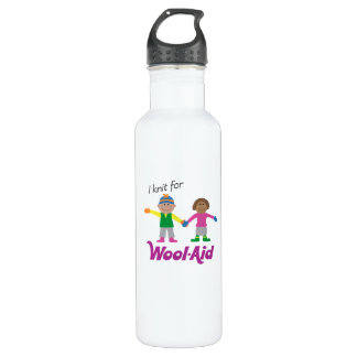 Botella De Agua Hago punto para el lado de la Lana-Ayuda 1