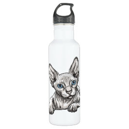 Botella De Agua Hairless Sphynx Cat 