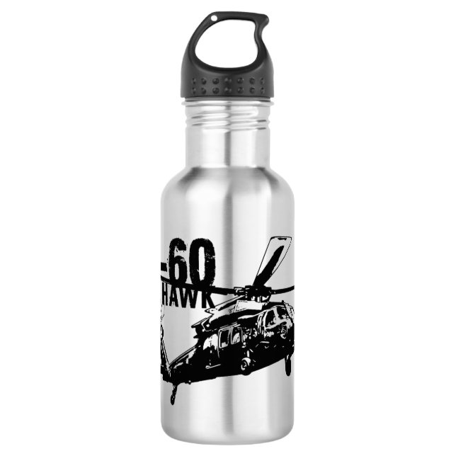 Botella De Agua Halcón negro (Anverso)