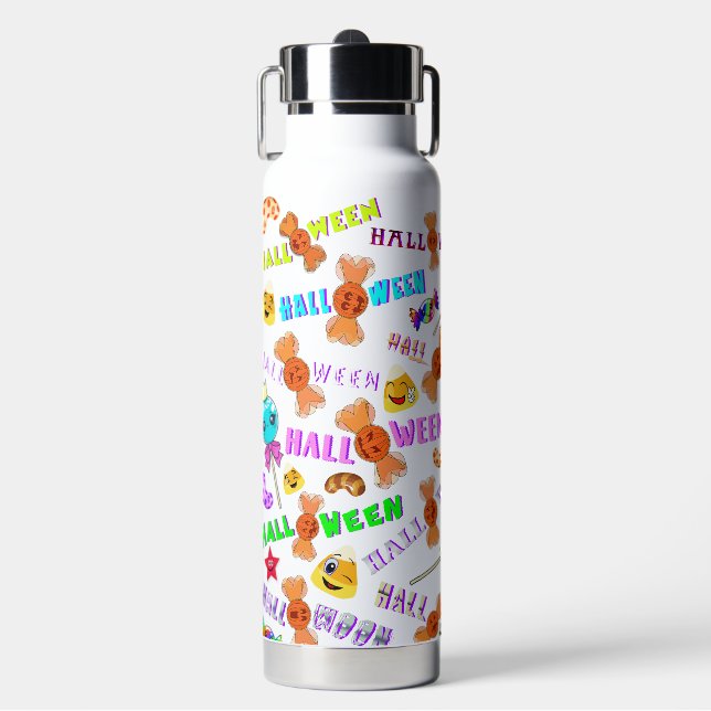 Botella De Agua Halloween (Frente)