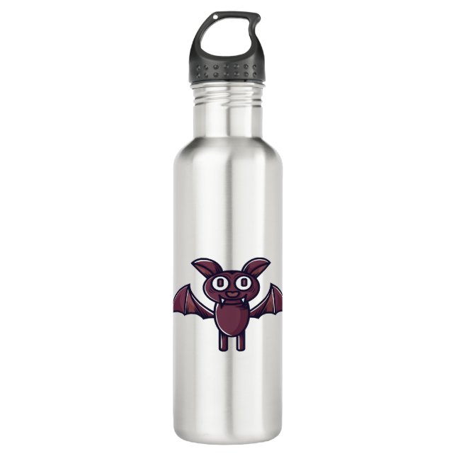 Botella De Agua Halloween Bat (Anverso)