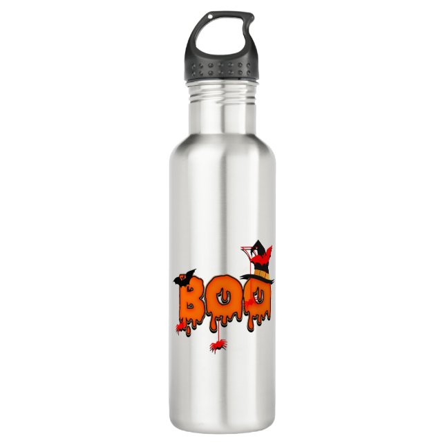 Botella De Agua HALLOWEEN Boo (Anverso)