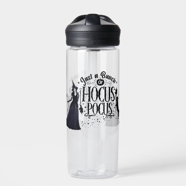 Botella De Agua Halloween bruja hocus pocus design (Delante)