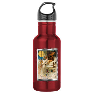 Botella De Agua HALLOWEEN Bruja Vintage
