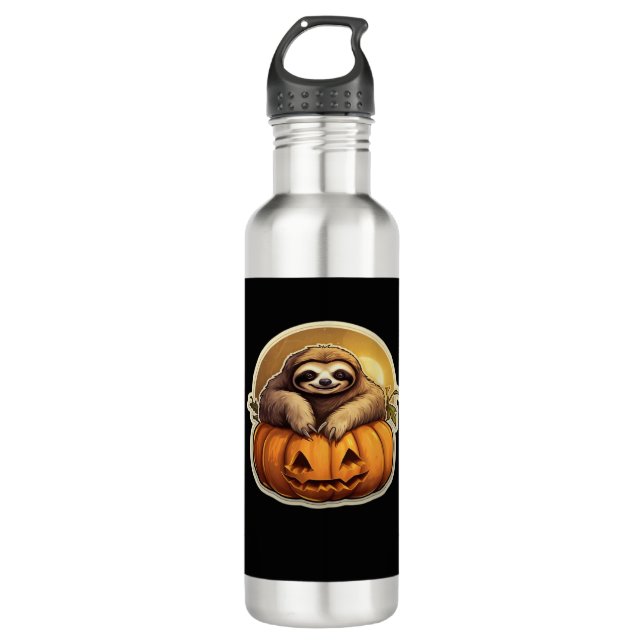 Botella De Agua Halloween Classic tema eslovaco T-Shirt_1 (Anverso)