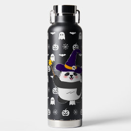 Botella De Agua Halloween Curte Baby Panda Witch Magic Wand