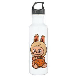 Botella De Agua Halloween Cute Labubu