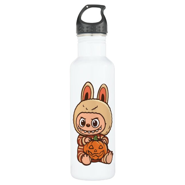 Botella De Agua Halloween Cute Labubu (Anverso)