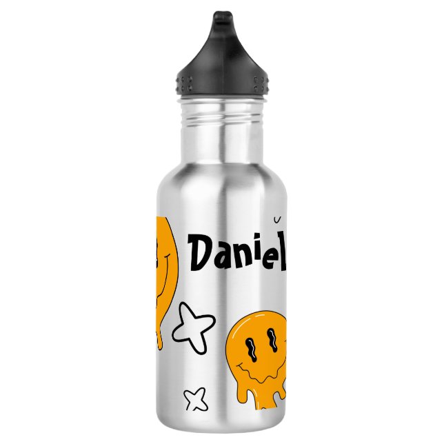 Botella De Agua Halloween Cute Naranja ☜ fantasma (Derecha)
